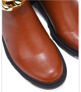 SHIBA CHAIN BOOTIES-TAN